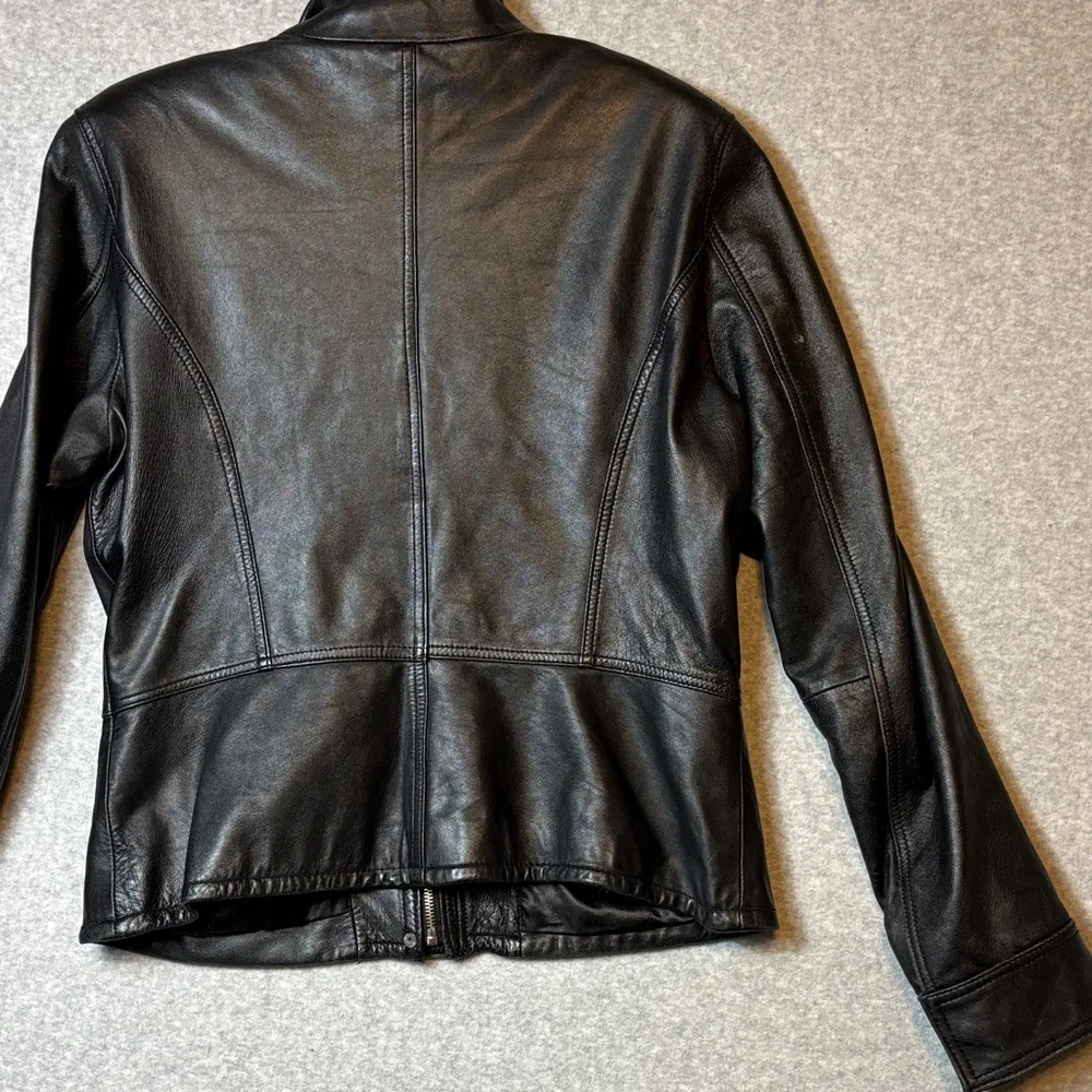 Uniform John Paul Richard Genuine Lamb Leather Jacket Women's Size M Butter Soft - Picture 8 of 12